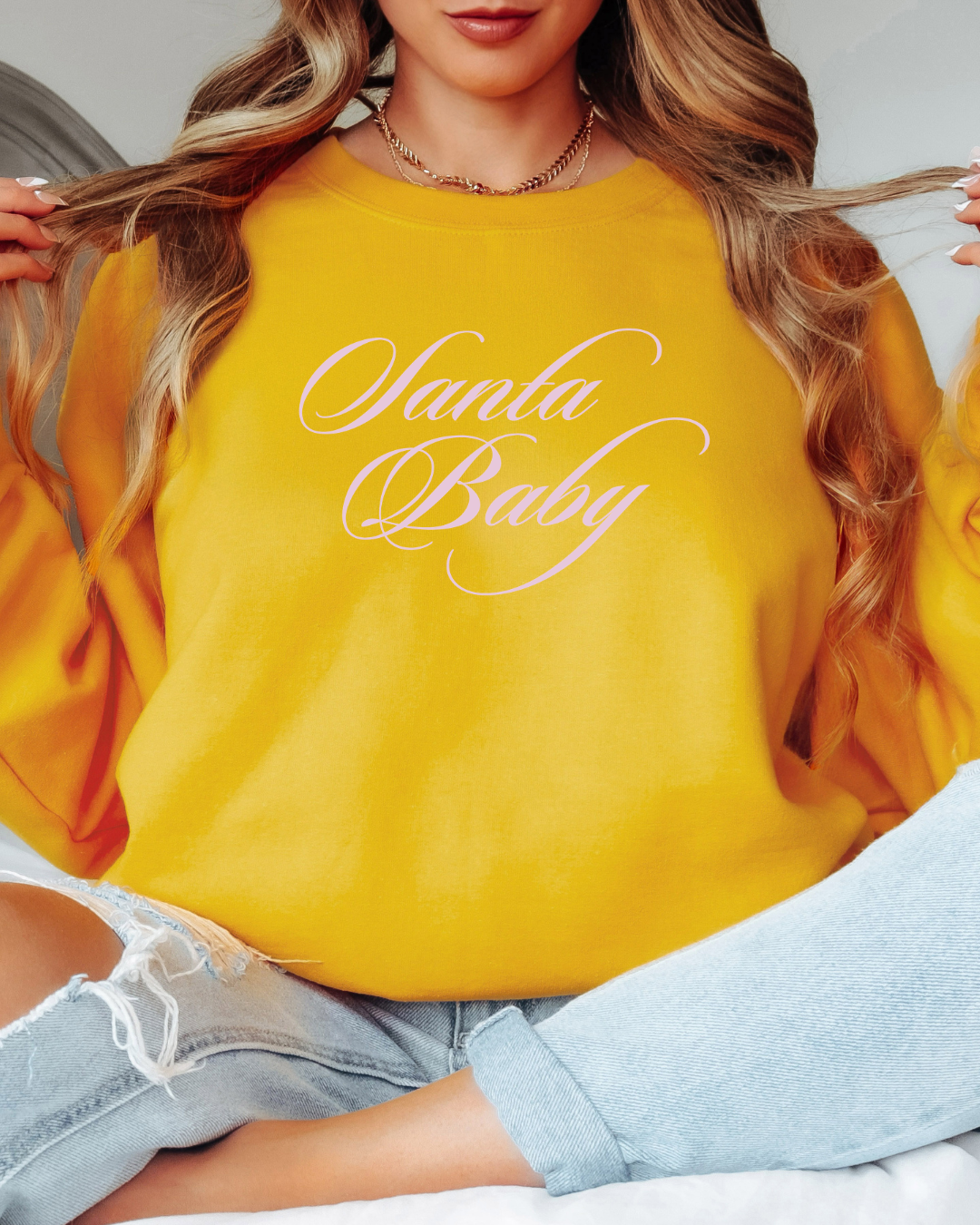 Santa Baby Tee or Crew Sweatshirt