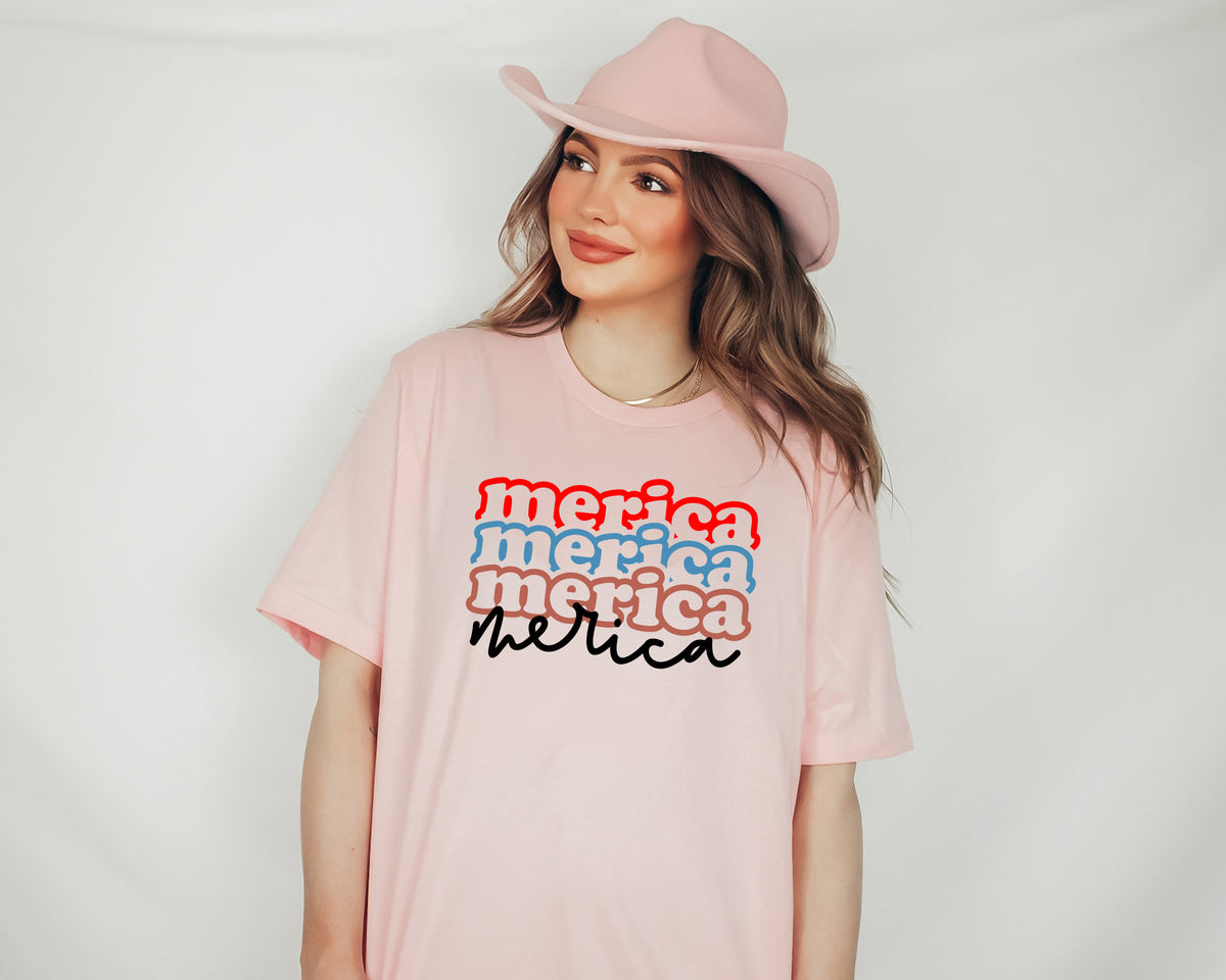 Merica Merica Merica T-Shirt or Crew Sweatshirt