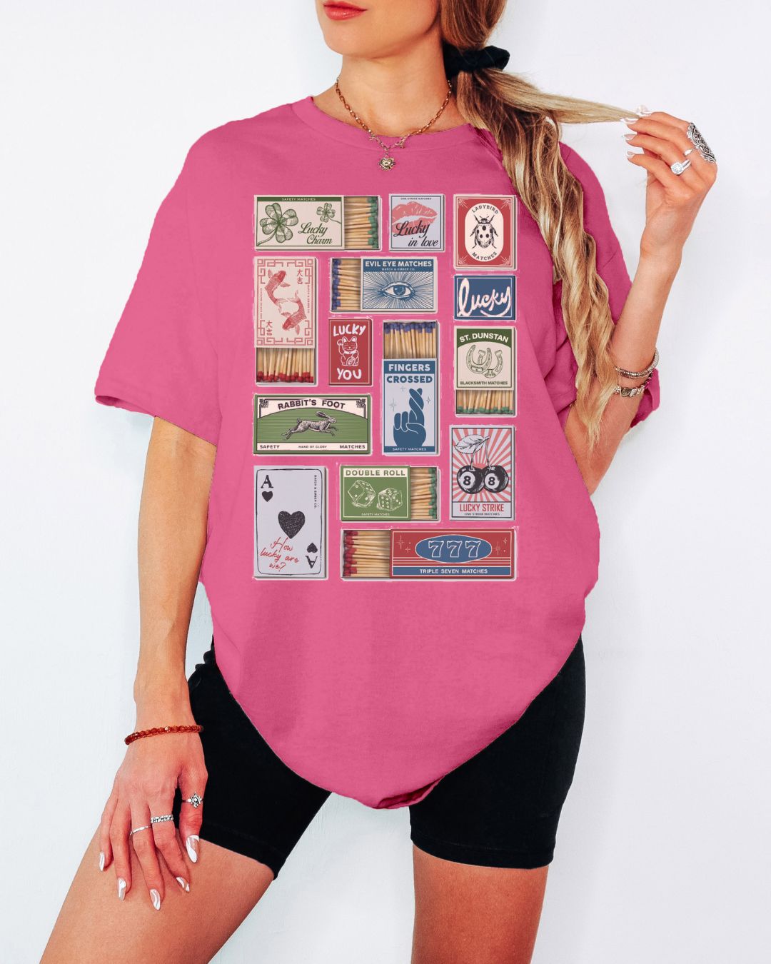 Lucky Matchbox Collage tee - color option