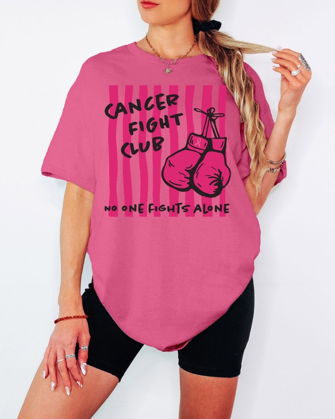 Cancer Fight Club Tee or Crew Sweatshirt