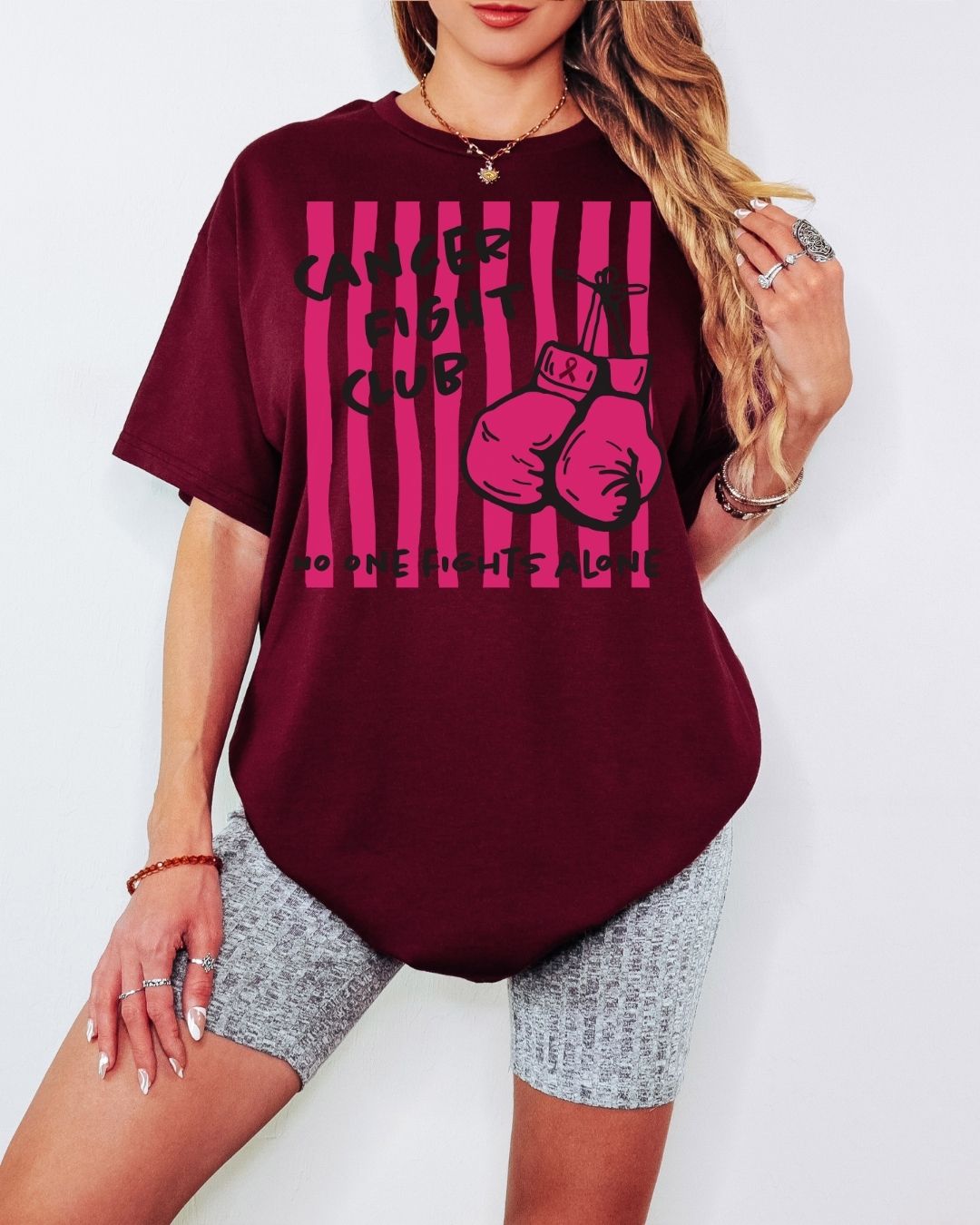 Cancer Fight Club Tee or Crew Sweatshirt