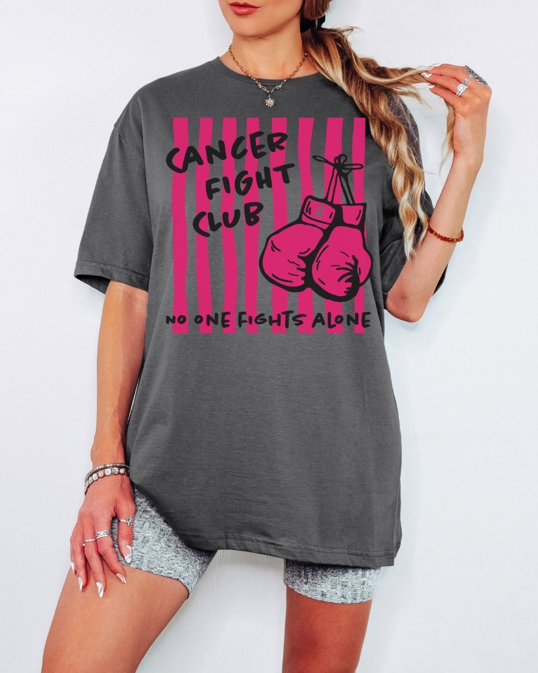 Cancer Fight Club Tee or Crew Sweatshirt