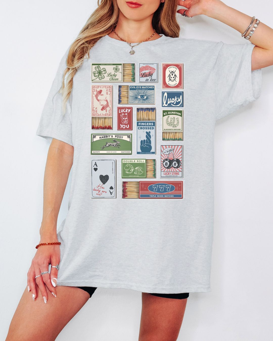 Lucky Matchbox Collage tee - color option
