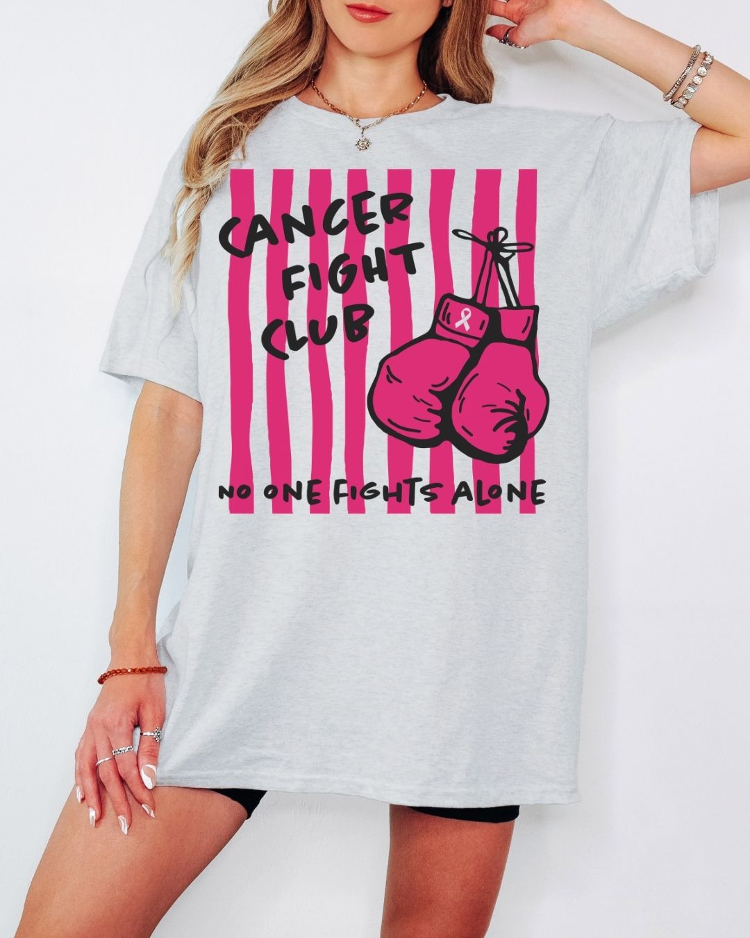 Cancer Fight Club Tee or Crew Sweatshirt