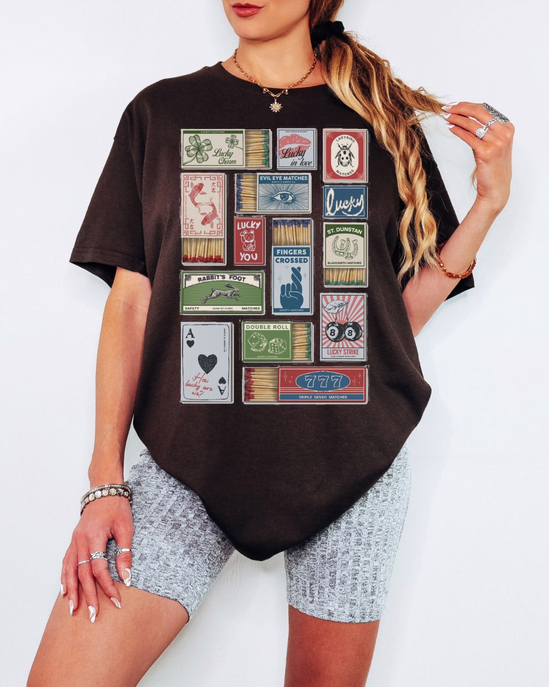 Lucky Matchbox Collage tee - color option