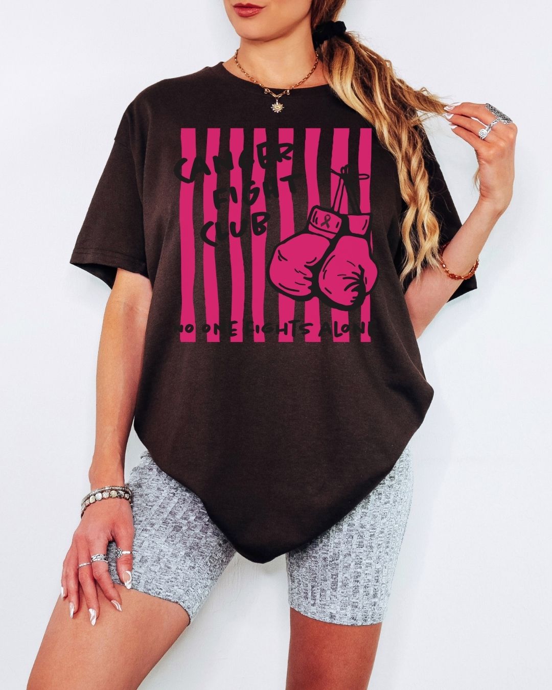 Cancer Fight Club Tee or Crew Sweatshirt