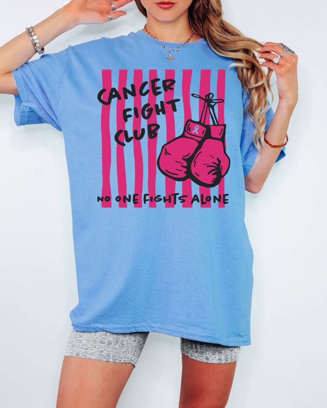 Cancer Fight Club Tee or Crew Sweatshirt