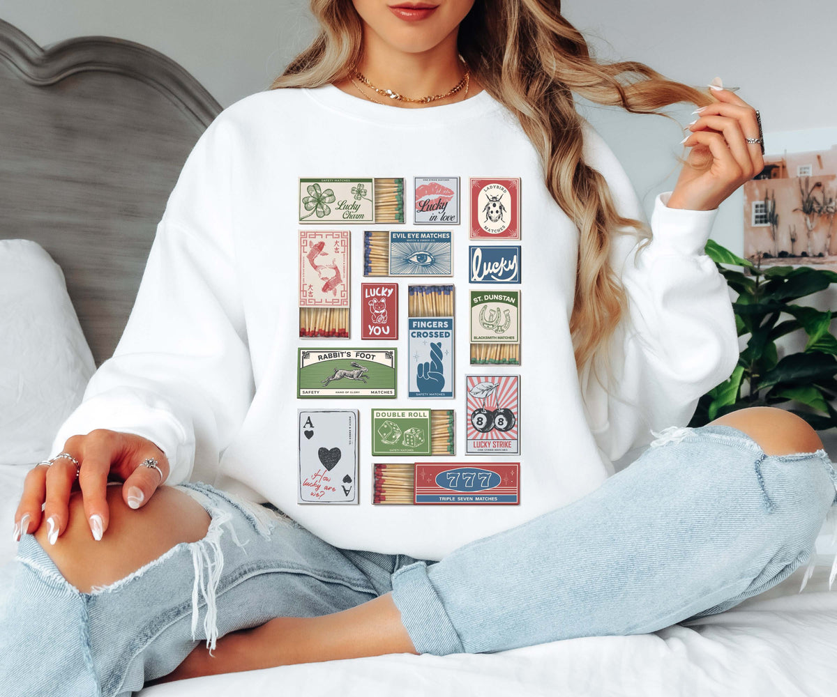 Lucky Matchbox Collage tee - color option