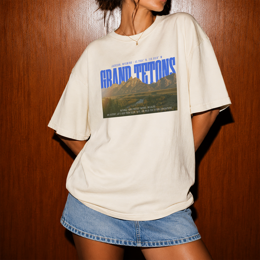 Grand Tetons National Park Tee or Crew Sweatshirt