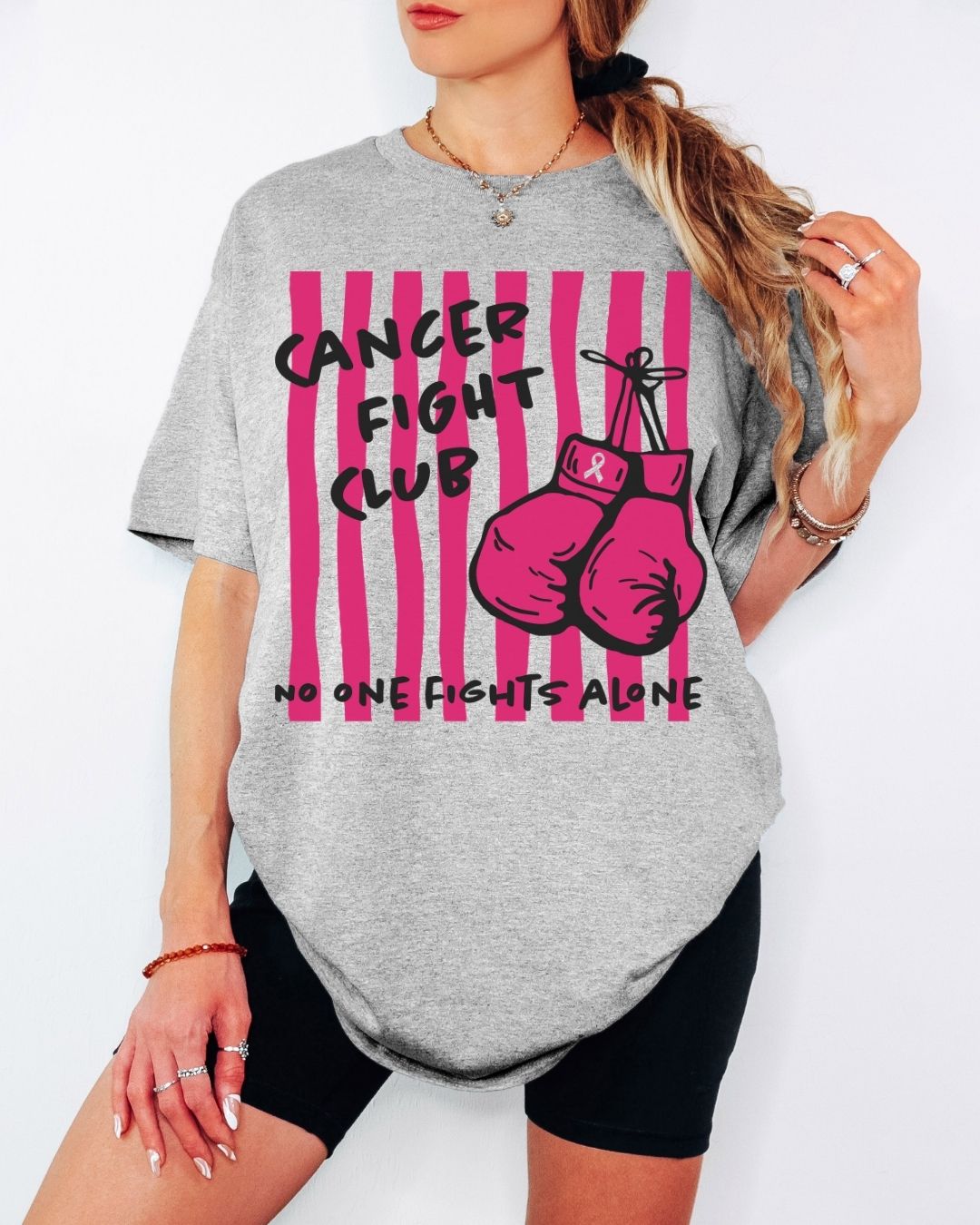 Cancer Fight Club Tee or Crew Sweatshirt