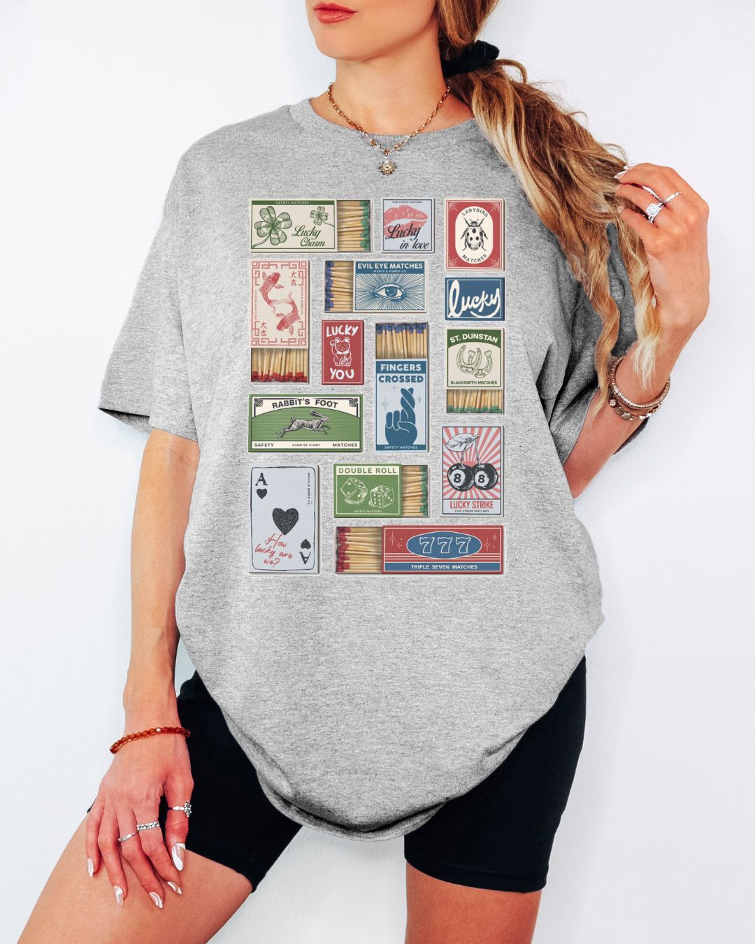 Lucky Matchbox Collage tee - color option