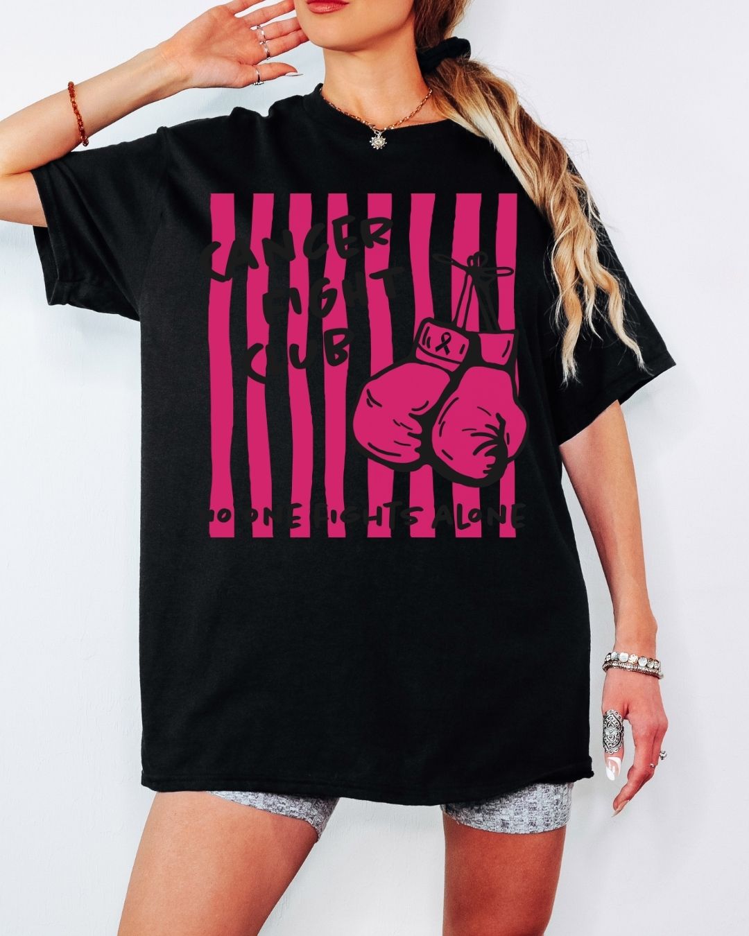 Cancer Fight Club Tee or Crew Sweatshirt