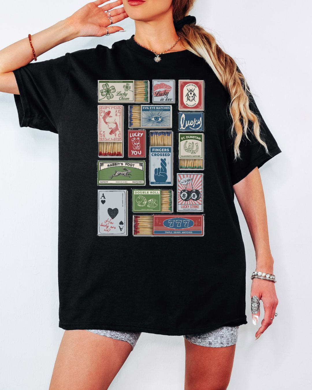 Lucky Matchbox Collage tee - color option