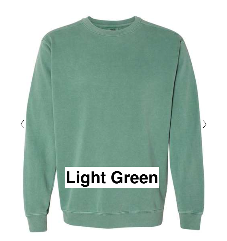 6 Different 4 Leaf Clovers Crew Sweatshirt