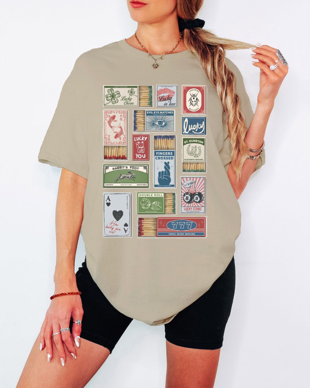 Lucky Matchbox Collage tee - color option