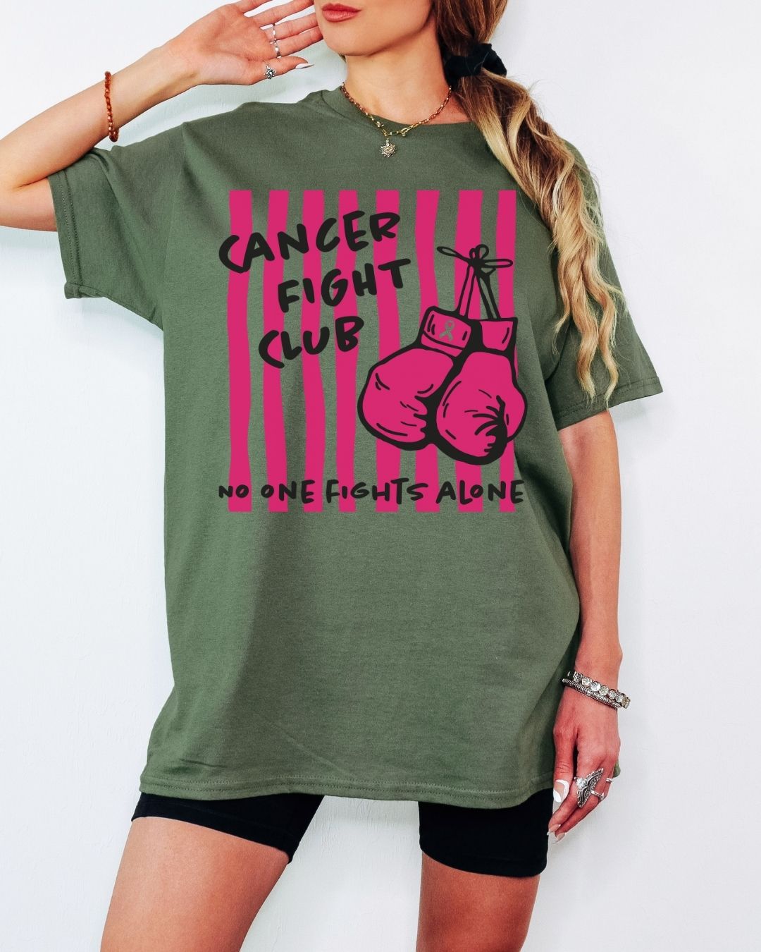 Cancer Fight Club Tee or Crew Sweatshirt