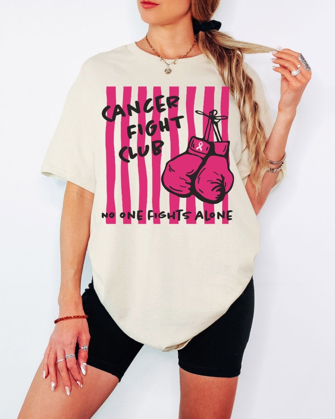 Cancer Fight Club Tee or Crew Sweatshirt