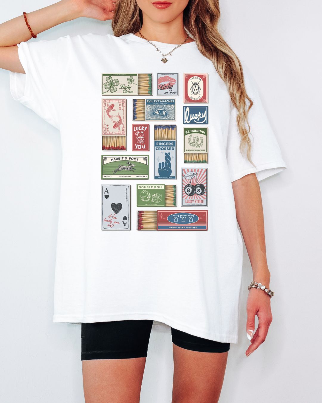 Lucky Matchbox Collage tee - color option