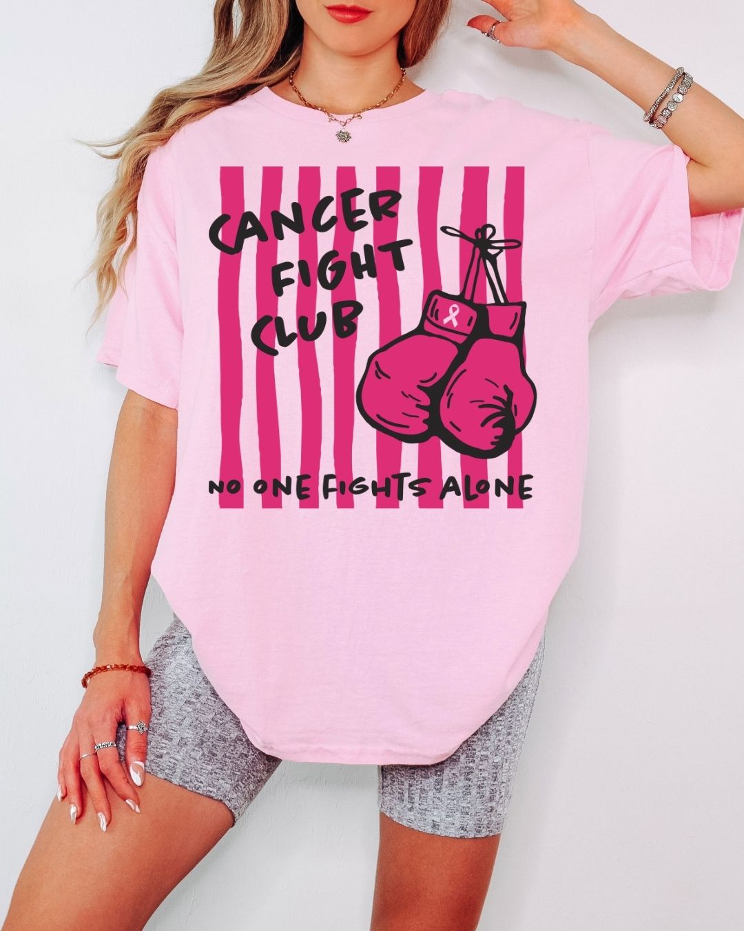 Cancer Fight Club Tee or Crew Sweatshirt