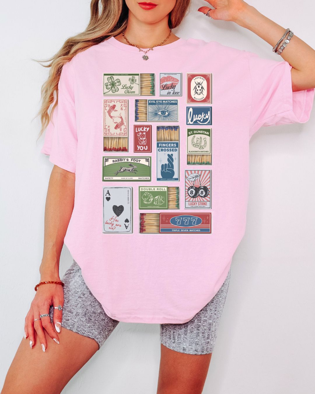 Lucky Matchbox Collage tee - color option