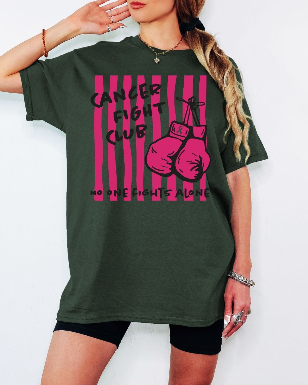 Cancer Fight Club Tee or Crew Sweatshirt