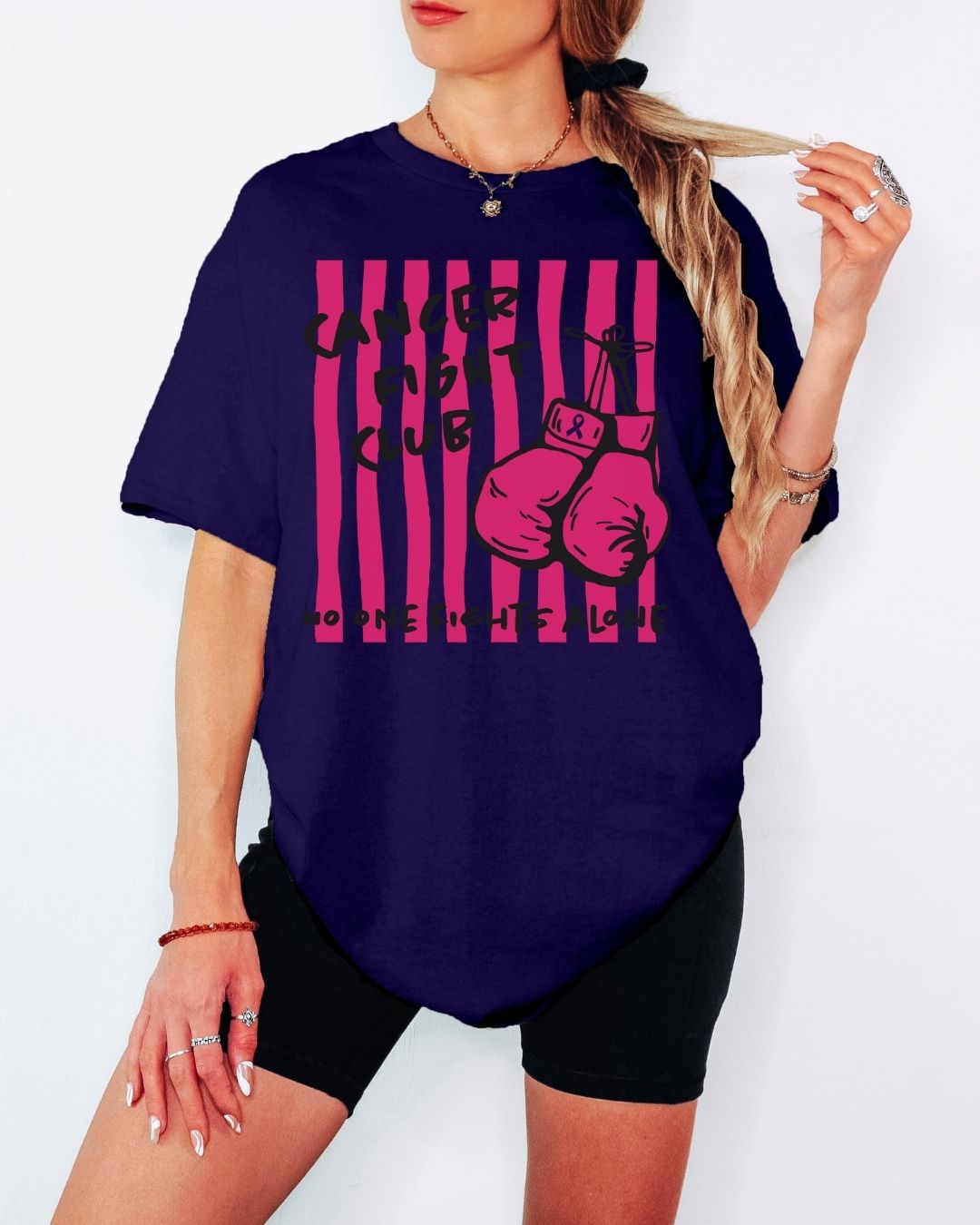 Cancer Fight Club Tee or Crew Sweatshirt