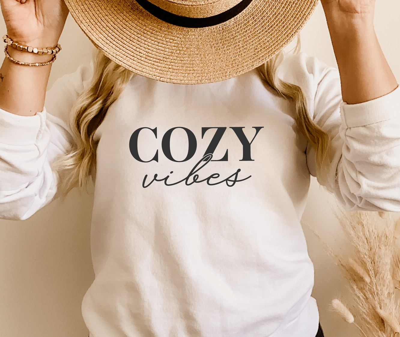 Cozy Vibes T-Shirt or Crew Sweatshirt