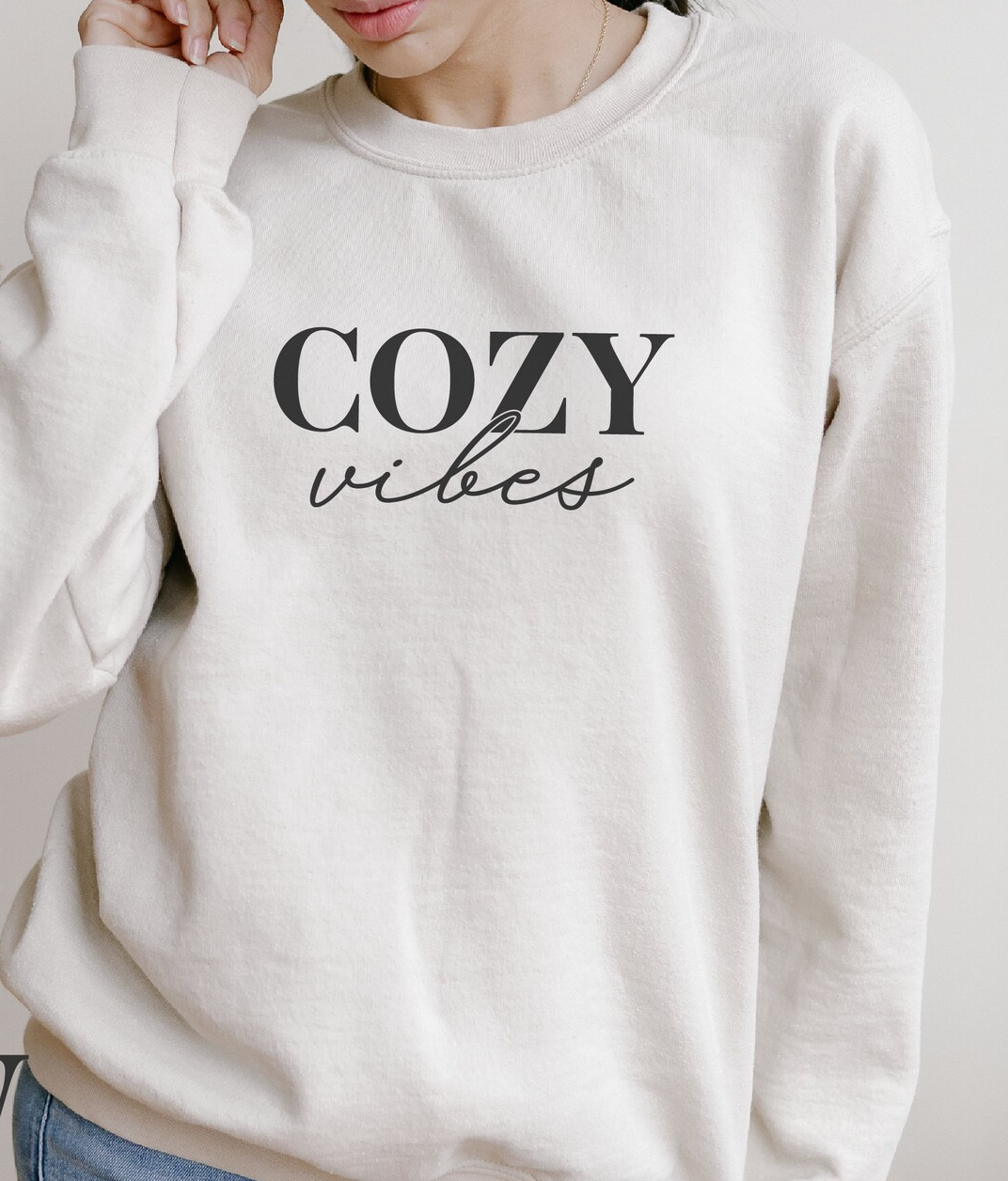 Cozy Vibes T-Shirt or Crew Sweatshirt
