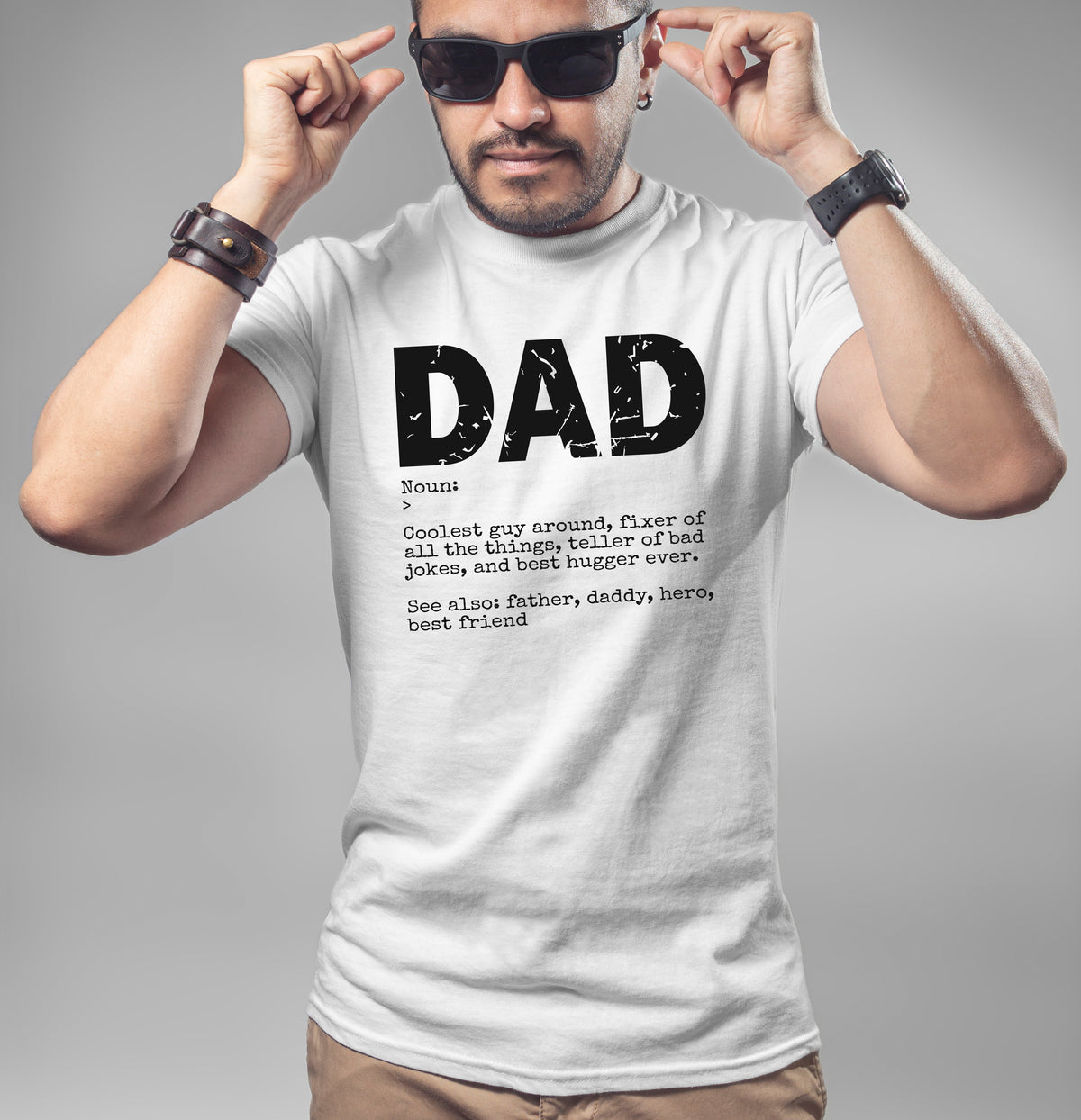 Dad Definition T-Shirt or Crew Sweatshirt