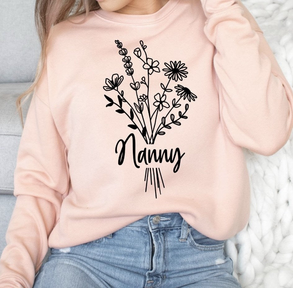 Mother’s Day Bouquet Crew Sweatshirts