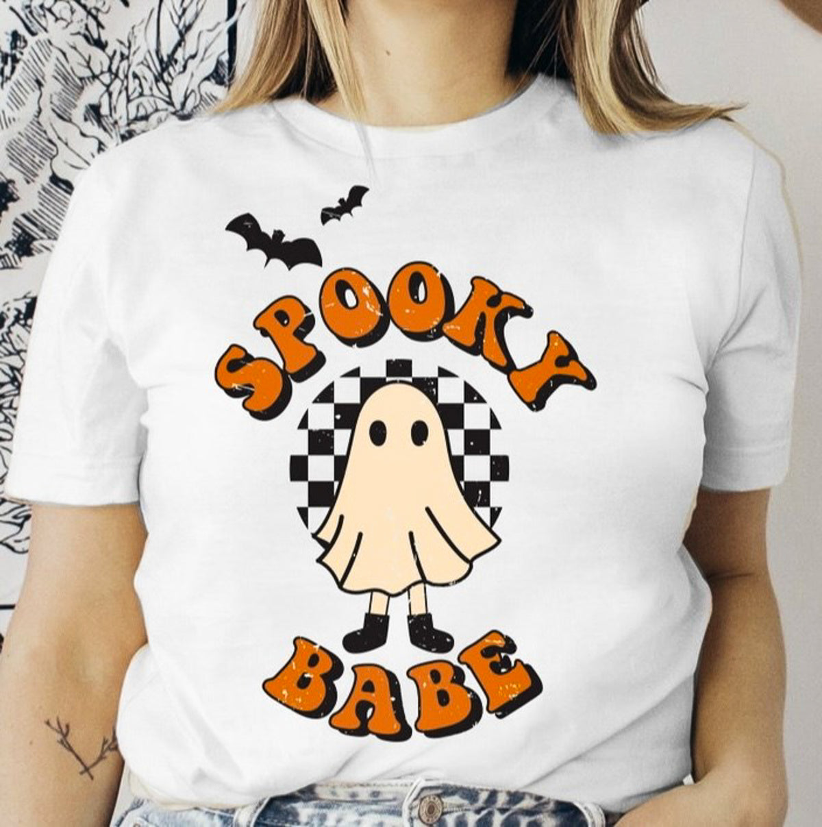 Spooky Babe Ghost Tee