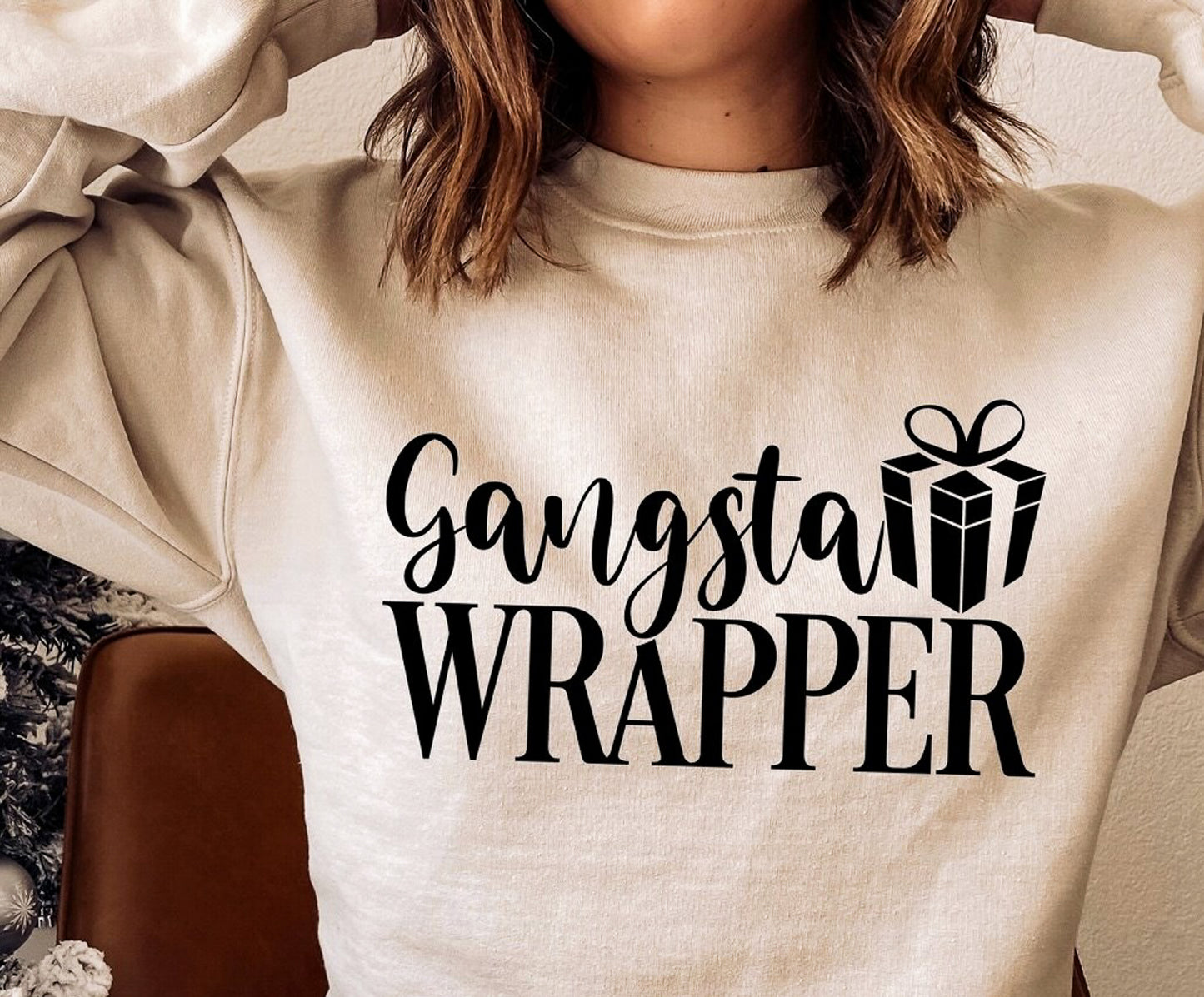 Gangsta Wrapper Crew Sweatshirt