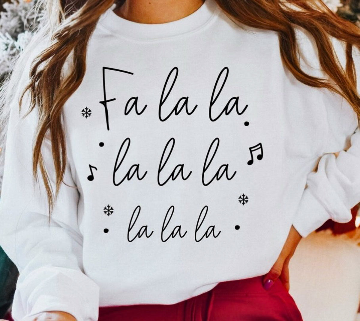 Fa La La La La La La Crew Sweatshirt