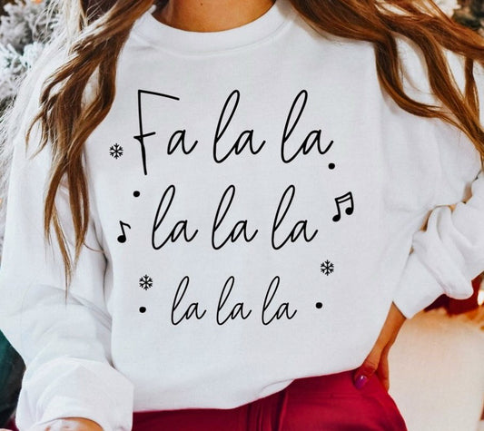 Fa La La La La La La Crew Sweatshirt