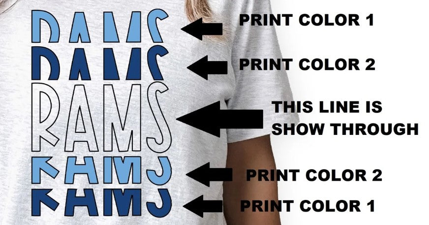 *Retro Stacked Custom Name Tees