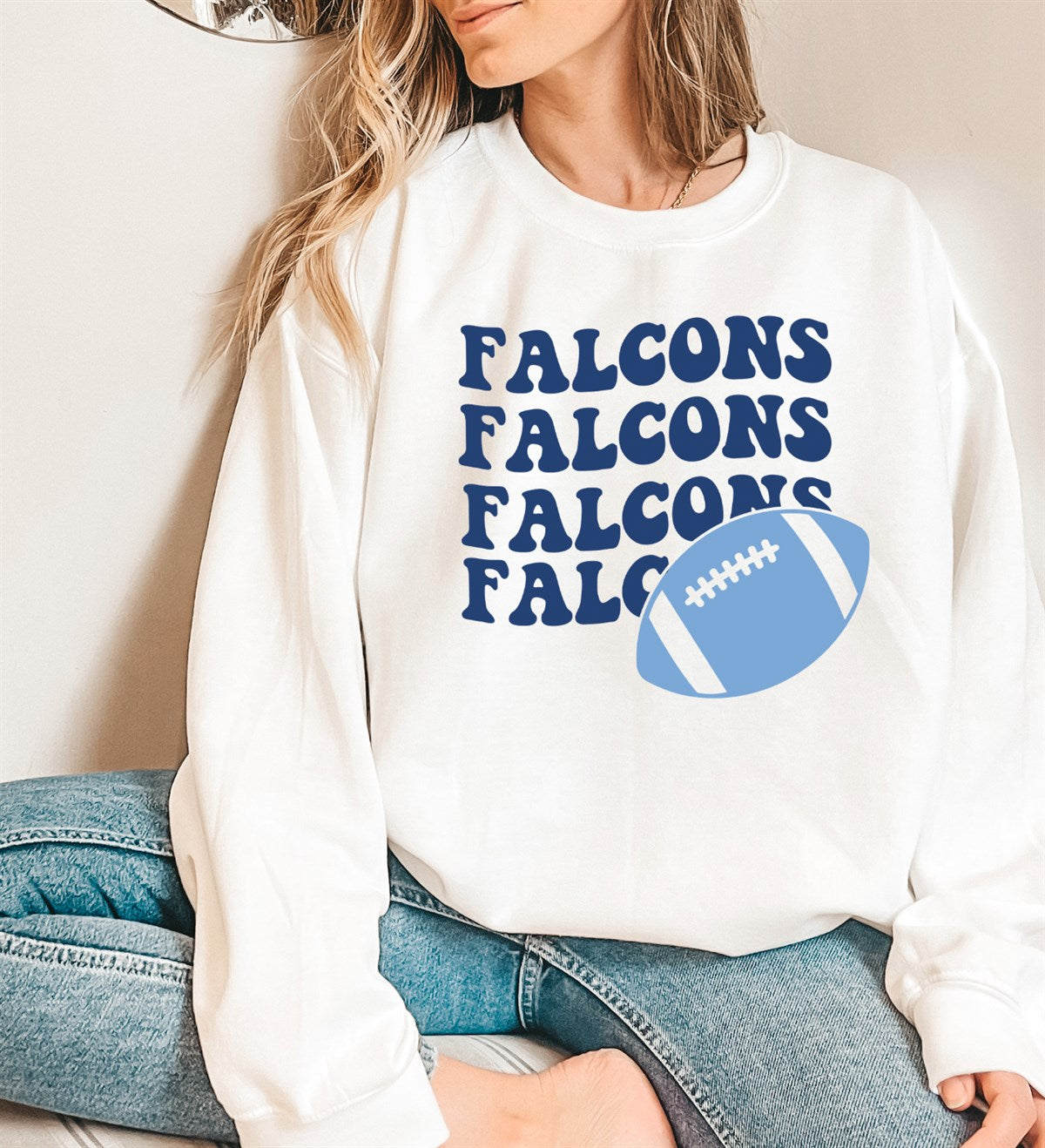Custom Team/Sports Stacked Crew Sweaters