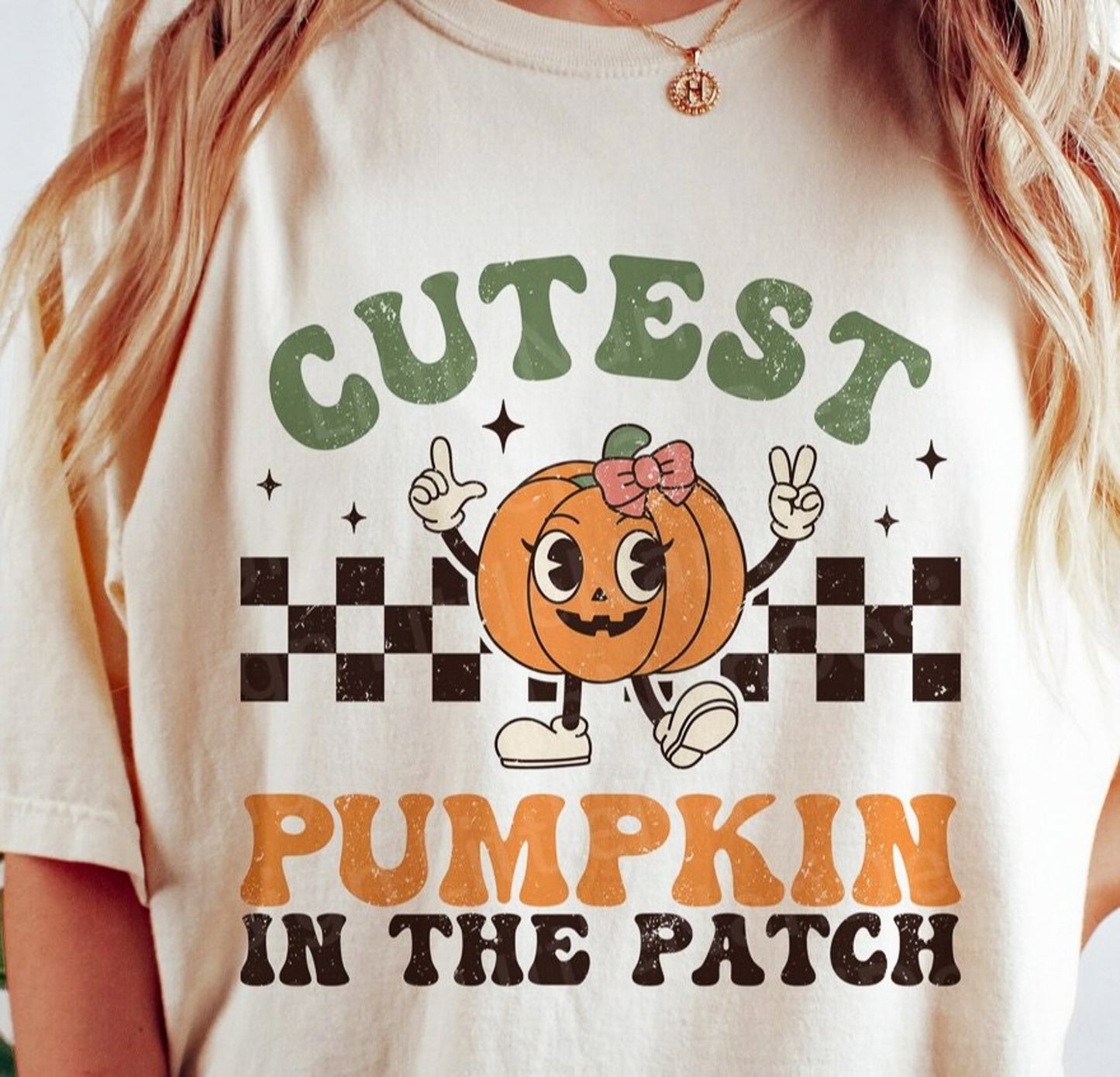 Cutest Pumpkin In The Patch T-Shirt or Crew Sweatshirt
