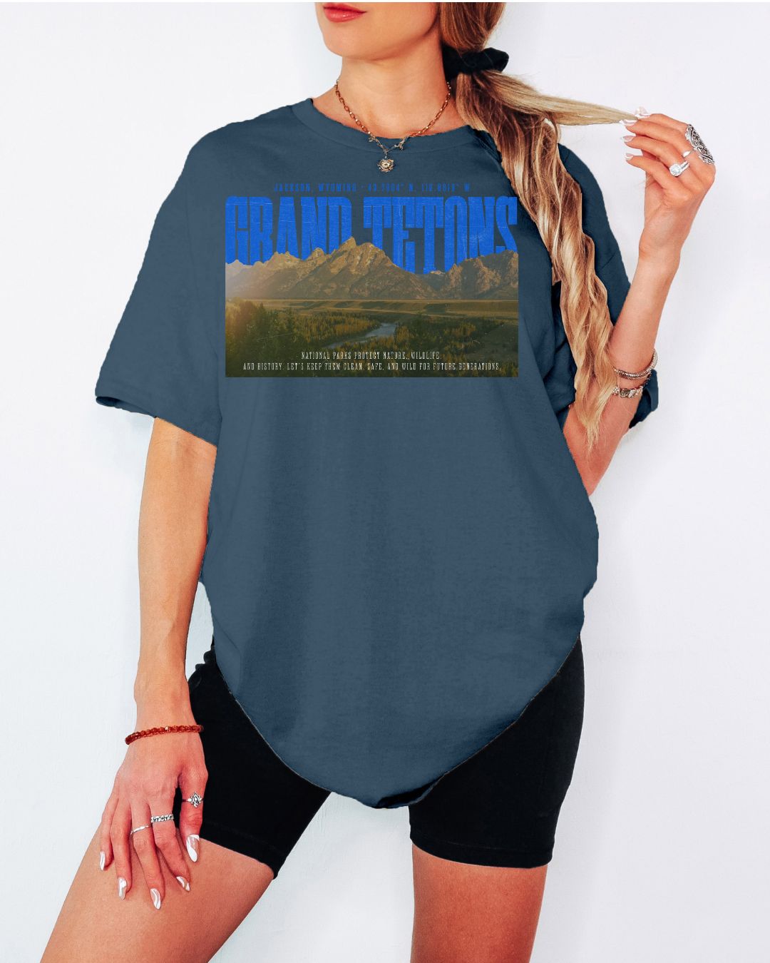 Tee - Indigo Blue