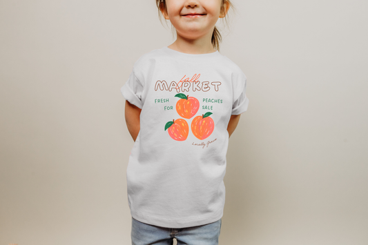 Fall Market Peaches - toddler tee