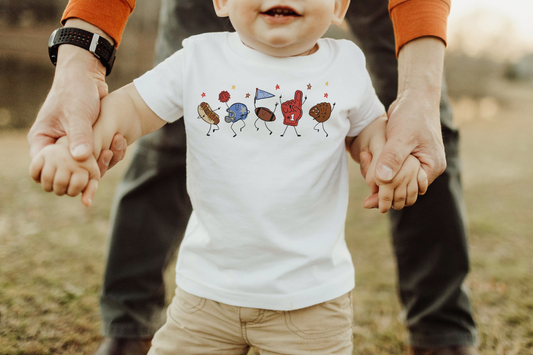 Dancing Football Icons - toddler tee