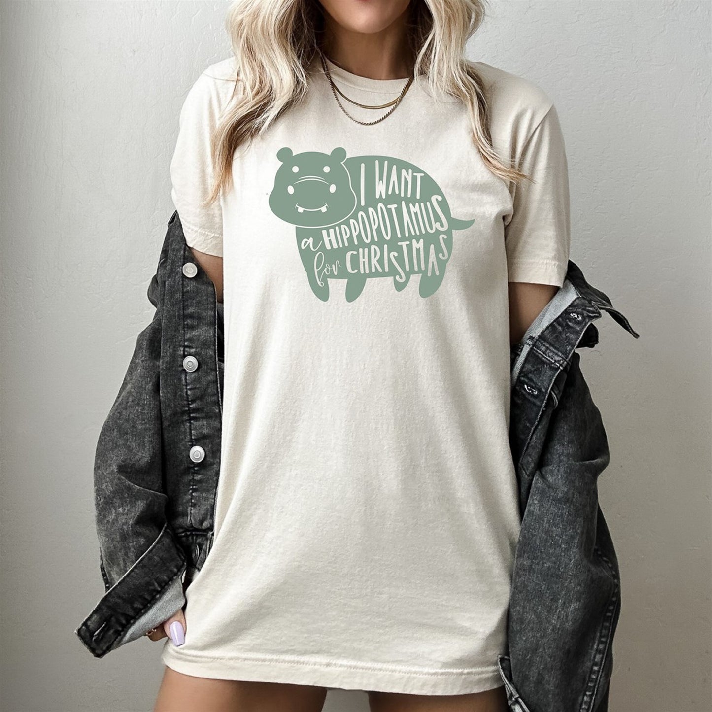 I Want A Hippopotamus For Christmas Tee