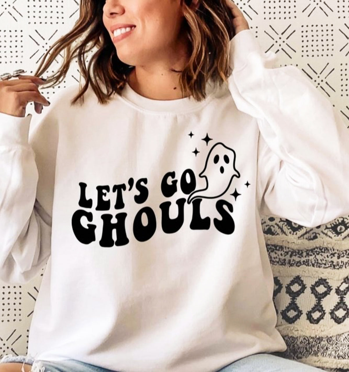 Let's Go Ghouls Crew Sweatshirt