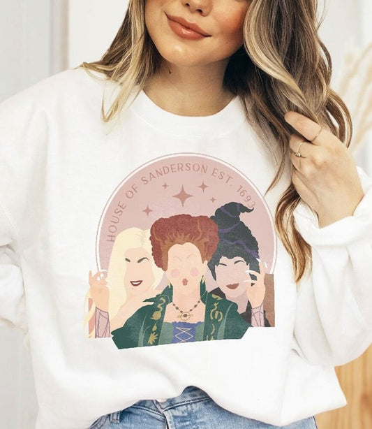 House Of Sanderson Est. 1693 T-Shirt or Crew Sweatshirt