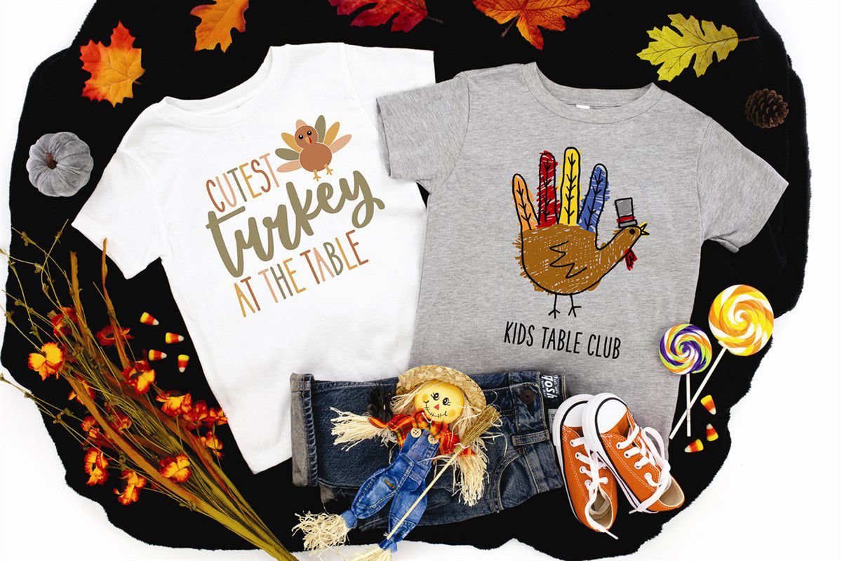 Kids Table Club Turkey Hand Tee