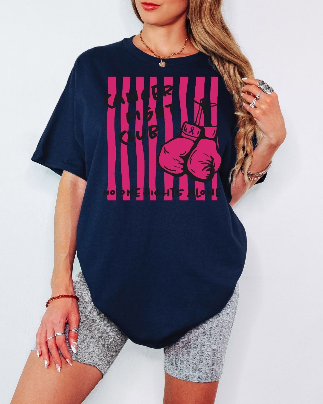 Cancer Fight Club Tee or Crew Sweatshirt