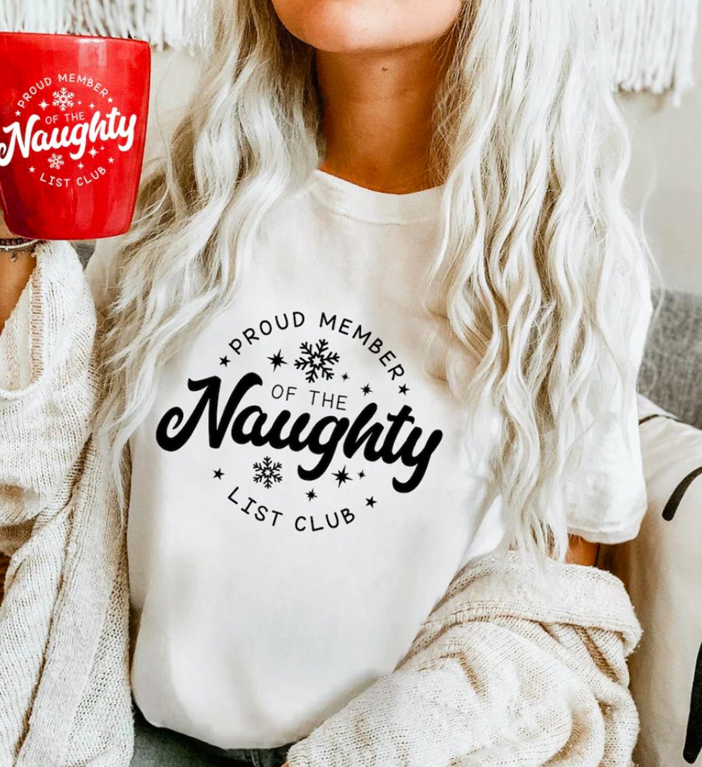 Proud Member Of The Naughty List Club Tee