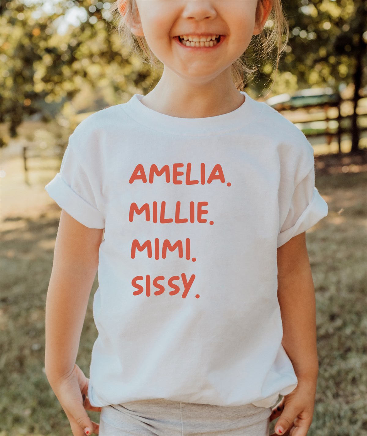 Personalized Kids Nickname Tees
