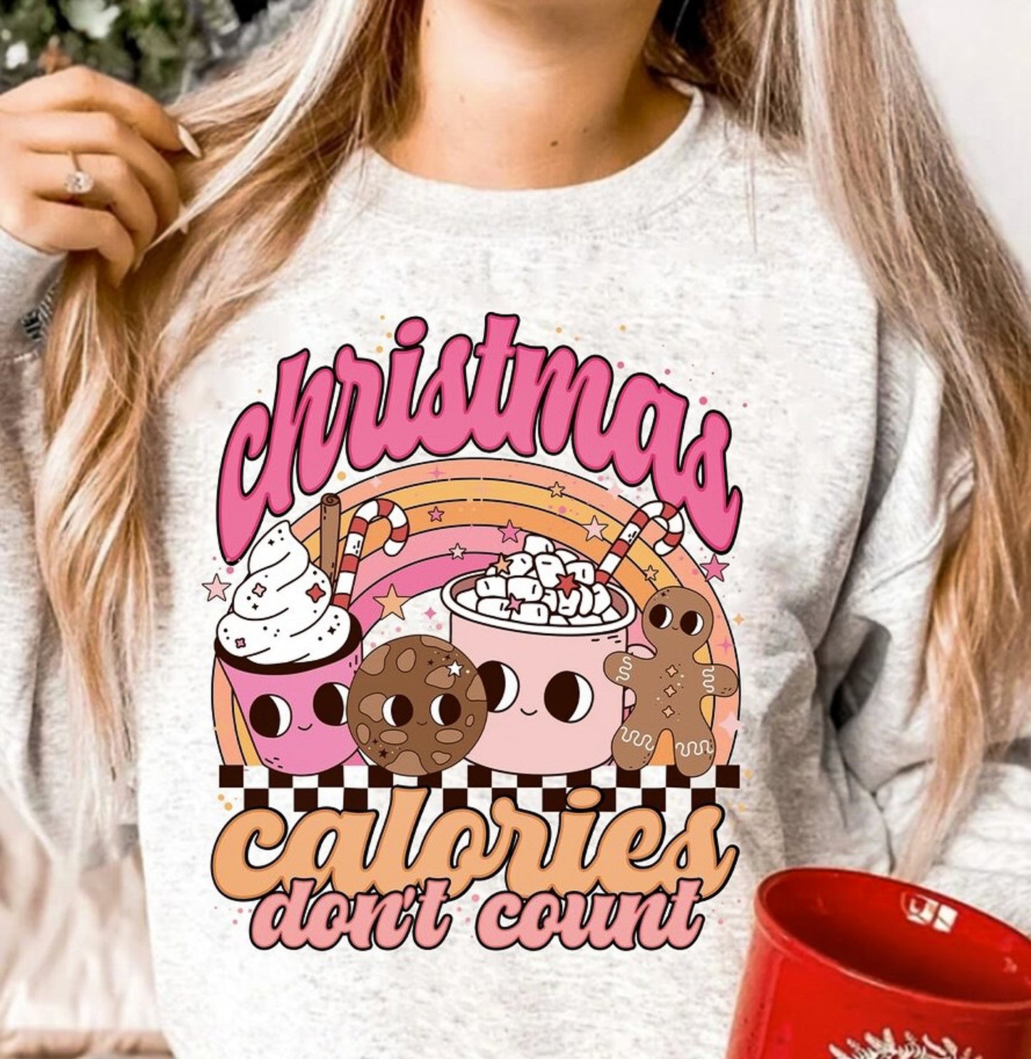 Christmas Calories Don't Count Crew Sweatshirt