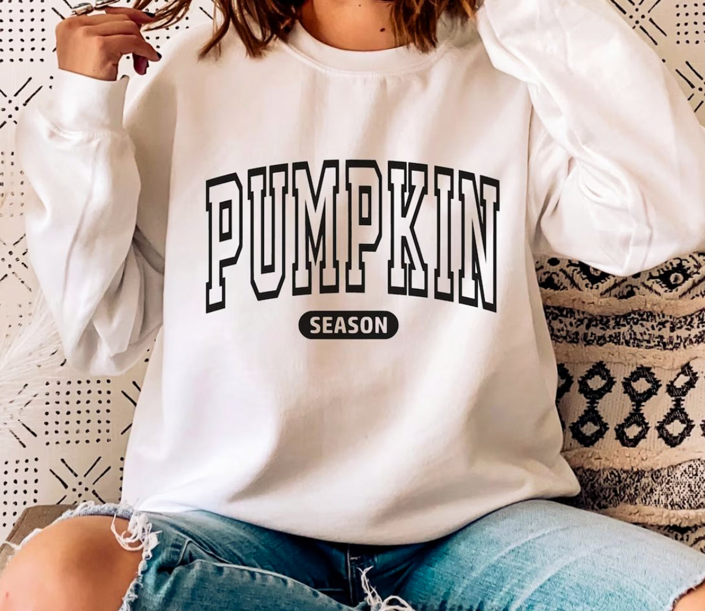Pumpkin Season T-Shirt or Crew Sweatshirt