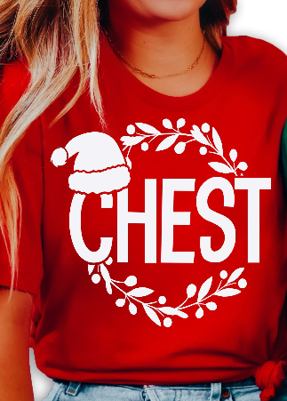 Hilarious Chestnuts Holiday Couples Tees